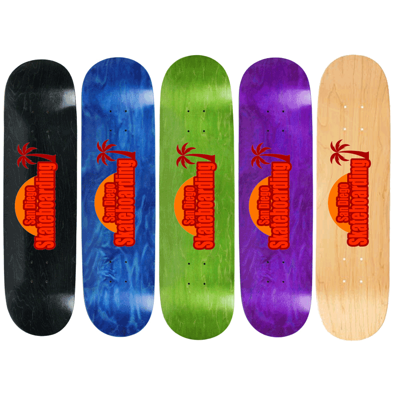 San Diego Skateboarding blank deck (5 colors)