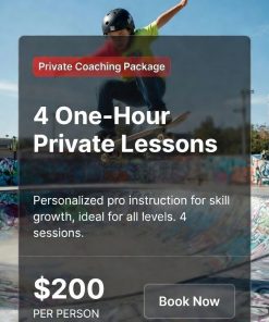 Private Lessons - 4 pack